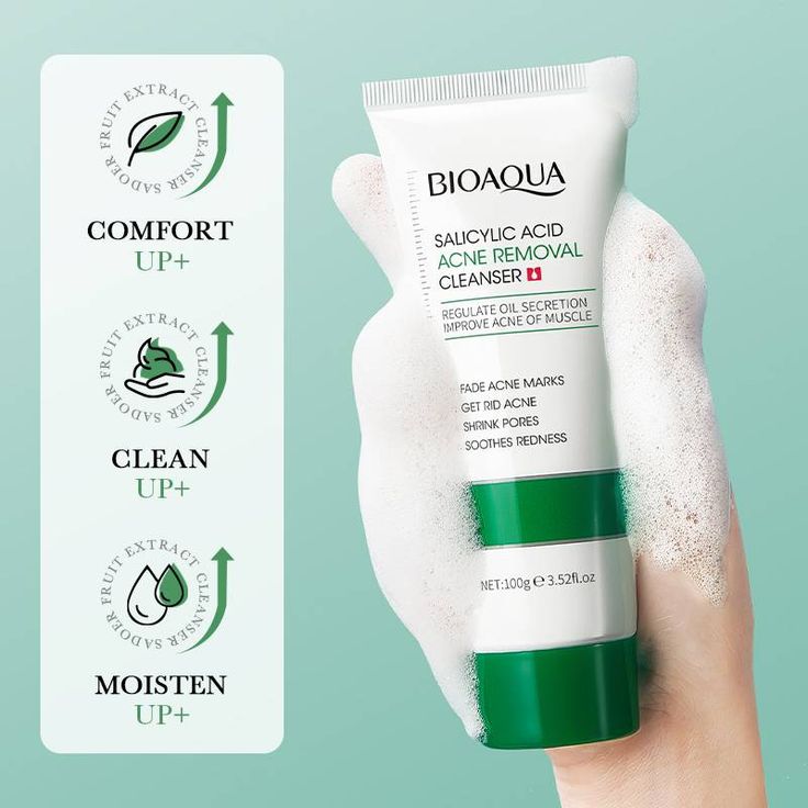 🚨-35% Jabón Facial Anti-Acné: Bioaqua Salicylic Acid Control  🔥ÚLTIMAS UNIDADES 🔥