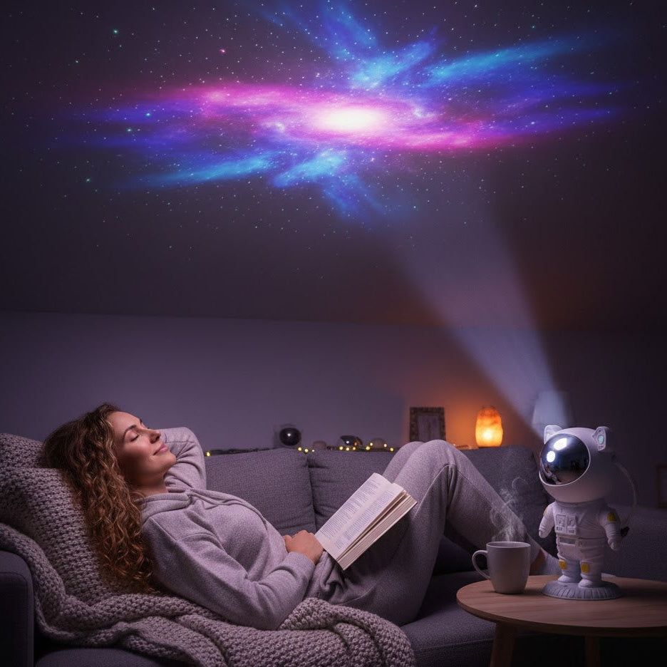 🔥Astronauta proyector de estrellas 663-2 🔥