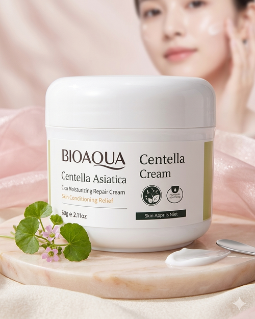🚨 -38% Crema Facial Reparadora - BioCentella Cica-Max BIOAQUA🔥¡STOCK LIMITADO!🔥