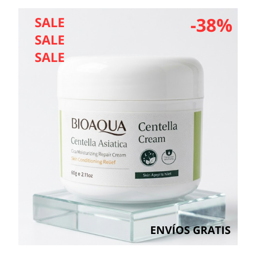 🚨 -38% Crema Facial Reparadora - BioCentella Cica-Max BIOAQUA🔥¡STOCK LIMITADO!🔥
