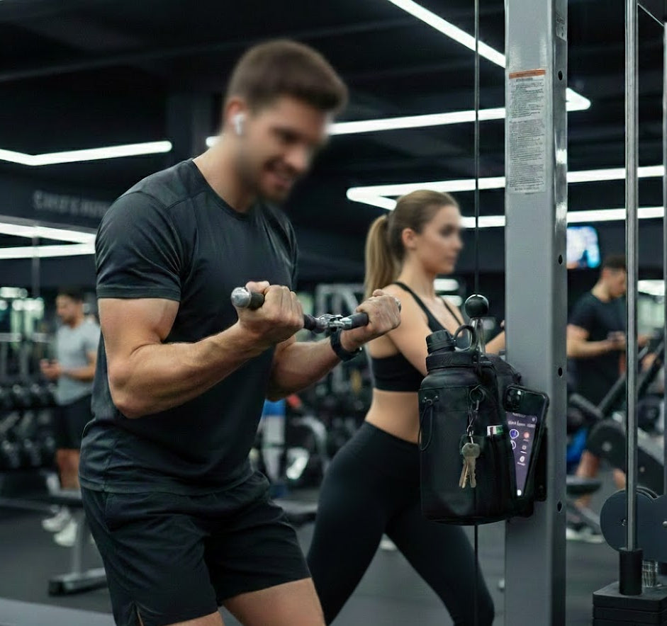 Bolso Canguro Pro Organizador Magnético para Gym
