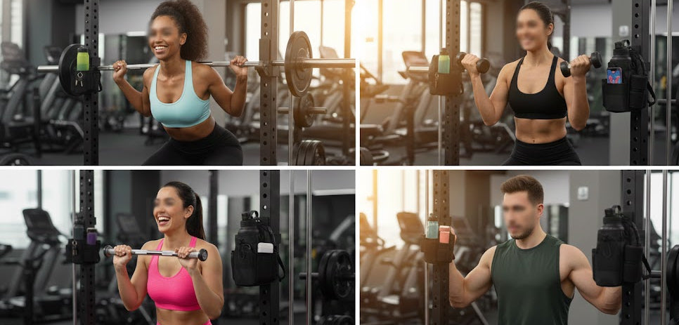 Bolso Canguro Pro Organizador Magnético para Gym