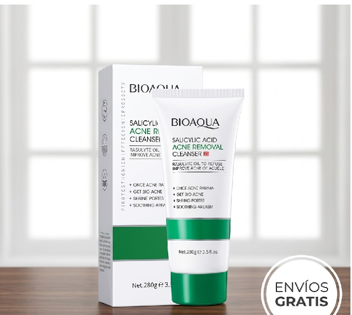 🚨-35% Jabón Facial Anti-Acné: Bioaqua Salicylic Acid Control  🔥ÚLTIMAS UNIDADES 🔥
